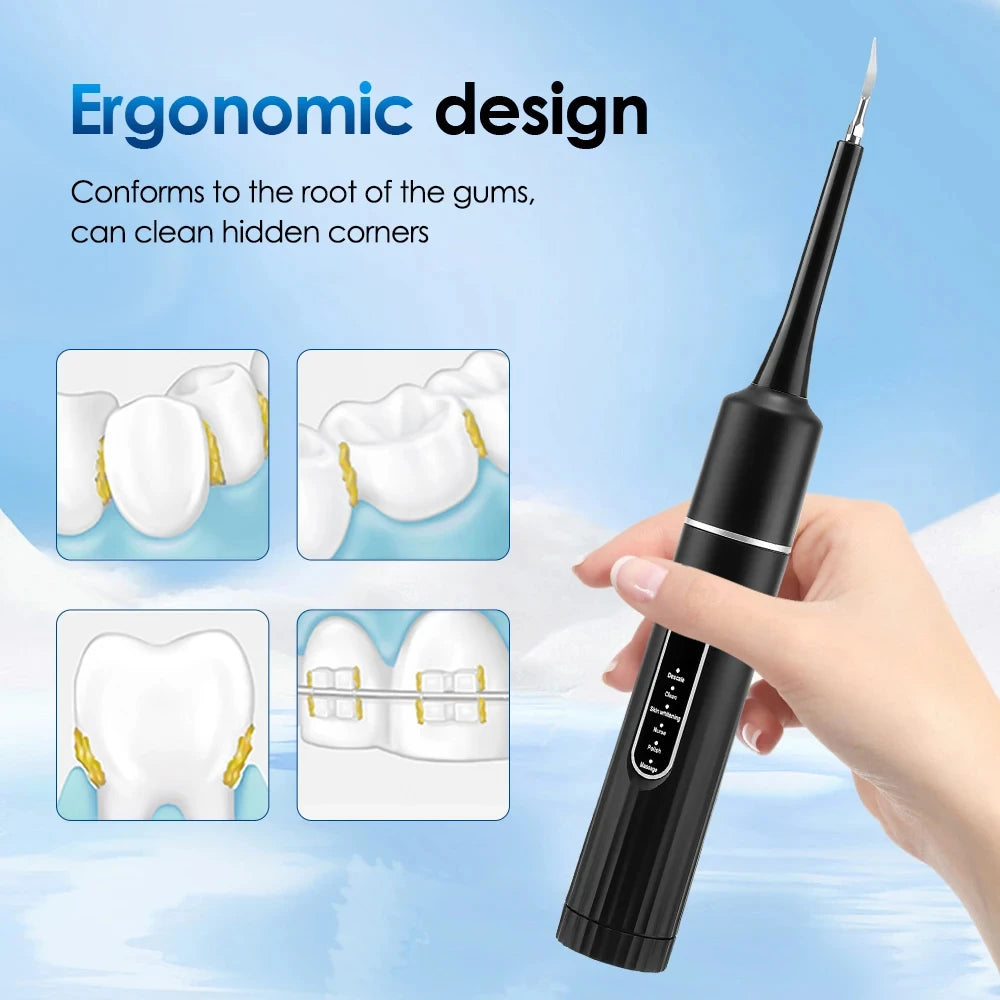 Electric Sonic Toothbrush and Dental Plaque Remover Kit - 5