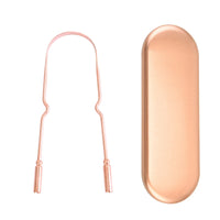 Copper U-Shaped Tongue Scraper for Fresh Breath