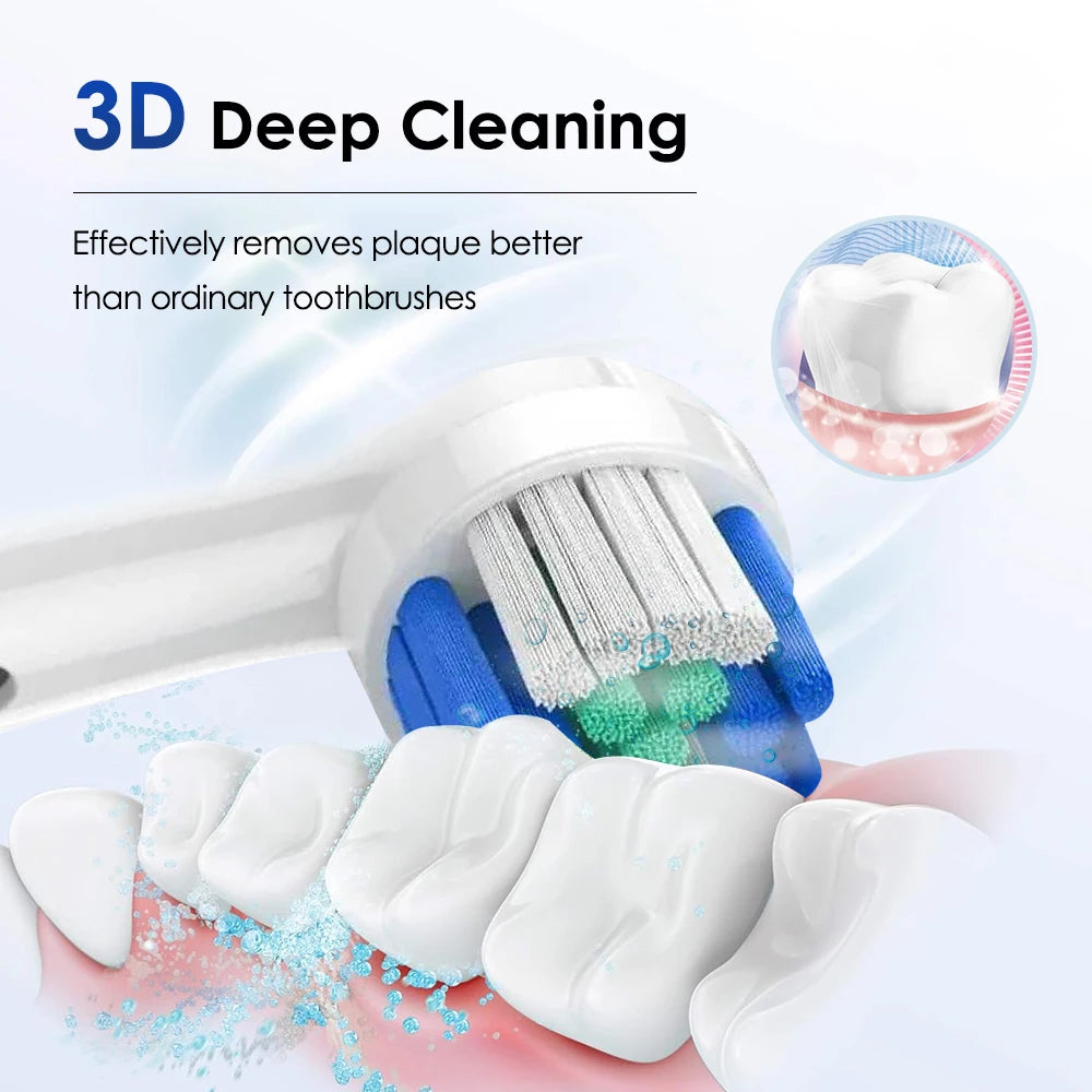 Rechargeable Rotary Electric Toothbrush with 4 Heads - 5