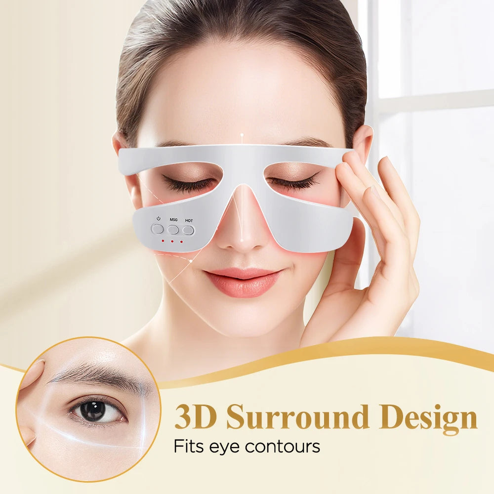 3D Red Light Therapy Eye Massager for Fatigue and Dark Circles - 14