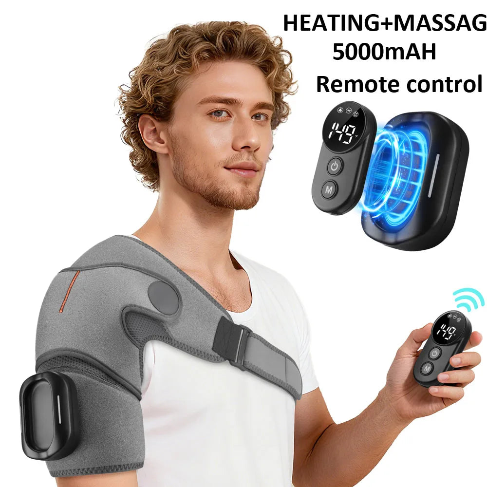 Heated Vibration Massage Shoulder and Joint Wrap - 57