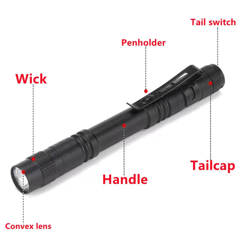 Compact LED Pen Light for Inspection and Outdoor Use - 10