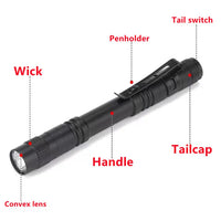 Compact LED Pen Light for Inspection and Outdoor Use