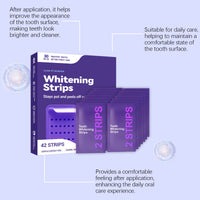 Purple Teeth Whitening Strips for Radiant Smile
