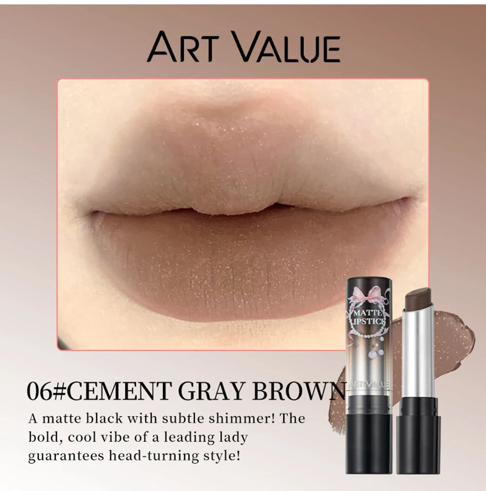 Long-Lasting Waterproof Matte Lipstick - 27