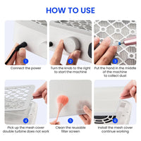 Professional Brushless Nail Dust Collector