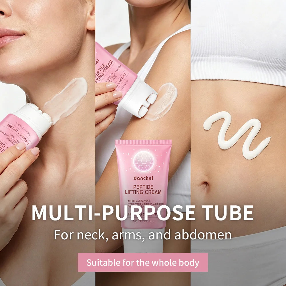 Peptide Neck Firming Cream with Built-in Roller - 4