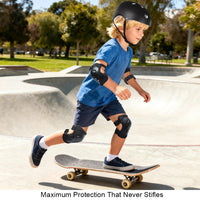 Kids Protective Helmet and Safety Gear Set