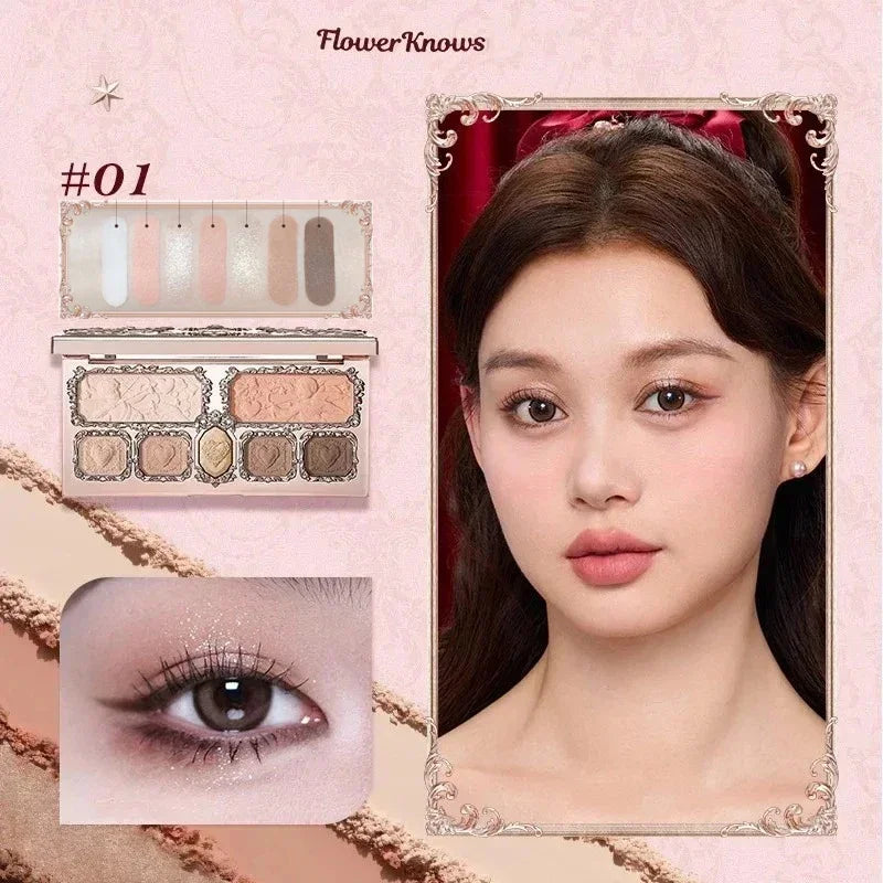 5-Color Shimmer and Matte Eyeshadow Palette - 27