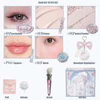 Professional Ocean-Themed Full Makeup Gift Set