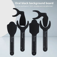 Dental Photography Contrast Board with Measurement Scale