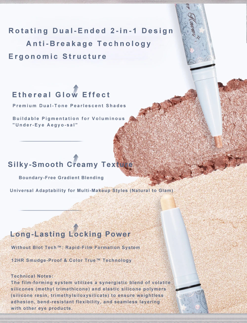 Dual-Ended Mermaid Glow Highlighting and Contouring Stick - 13
