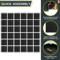 Interlocking EVA Foam Floor Tiles for Home Gym