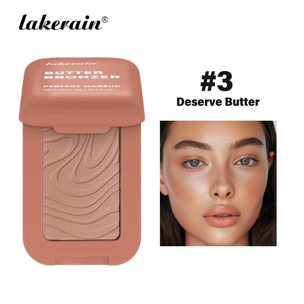 Silky Butter Bronzer for Sculpted Face Contouring - 32