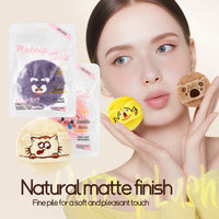 Cute Plush Cosmetic Powder Puff for Flawless Makeup Application