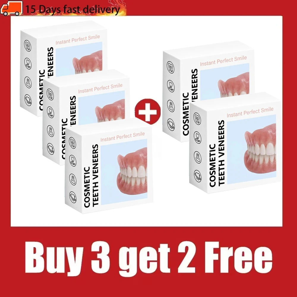 Instant Comfort Silicone Denture Set for a Natural Smile - 7
