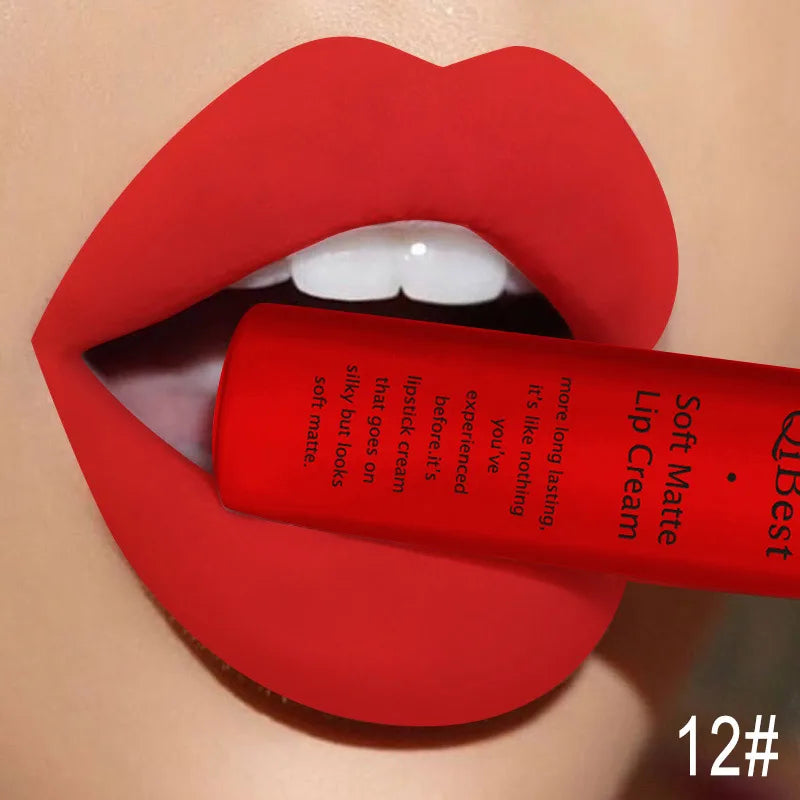 Long-Lasting Waterproof Velvet Matte Liquid Lipstick - 41