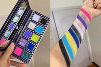 10-Color Waterproof Shimmer Eyeshadow Palette