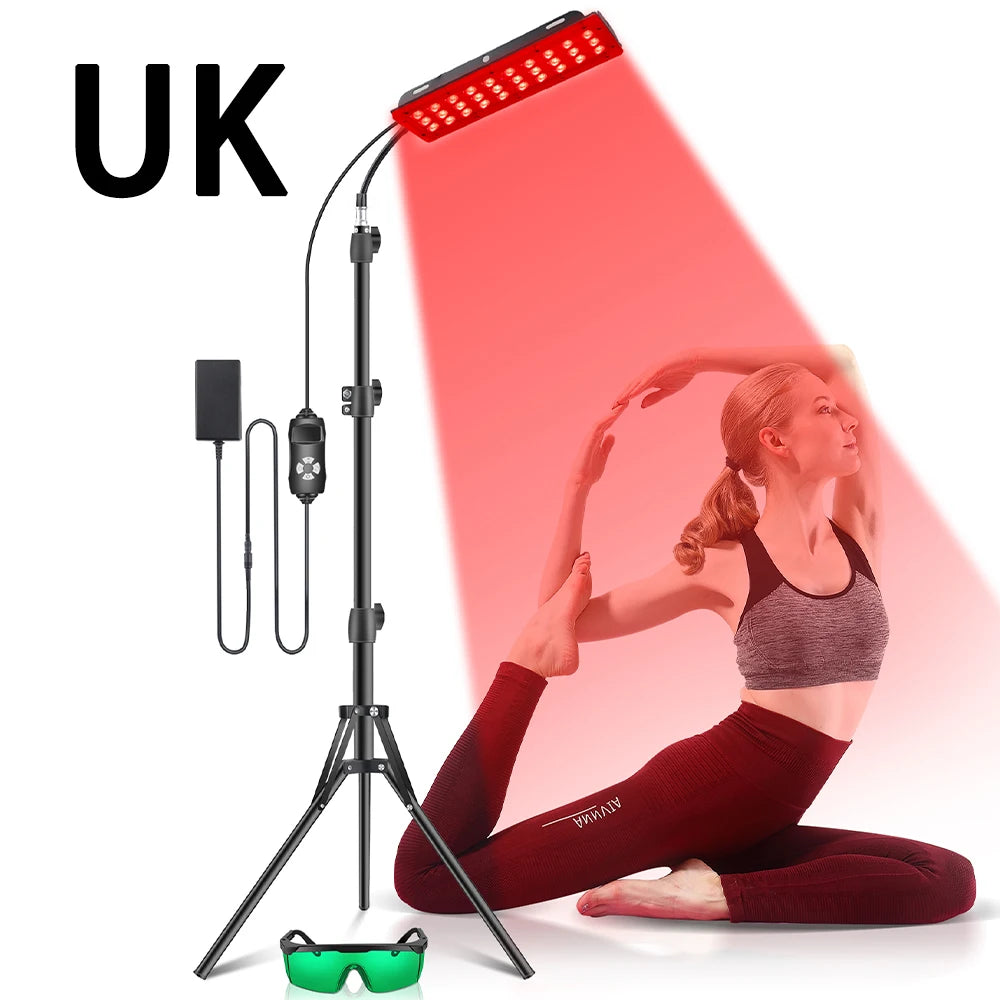 Dual Head Red Light Therapy Lamp for Pain Relief and Skin Care - 19