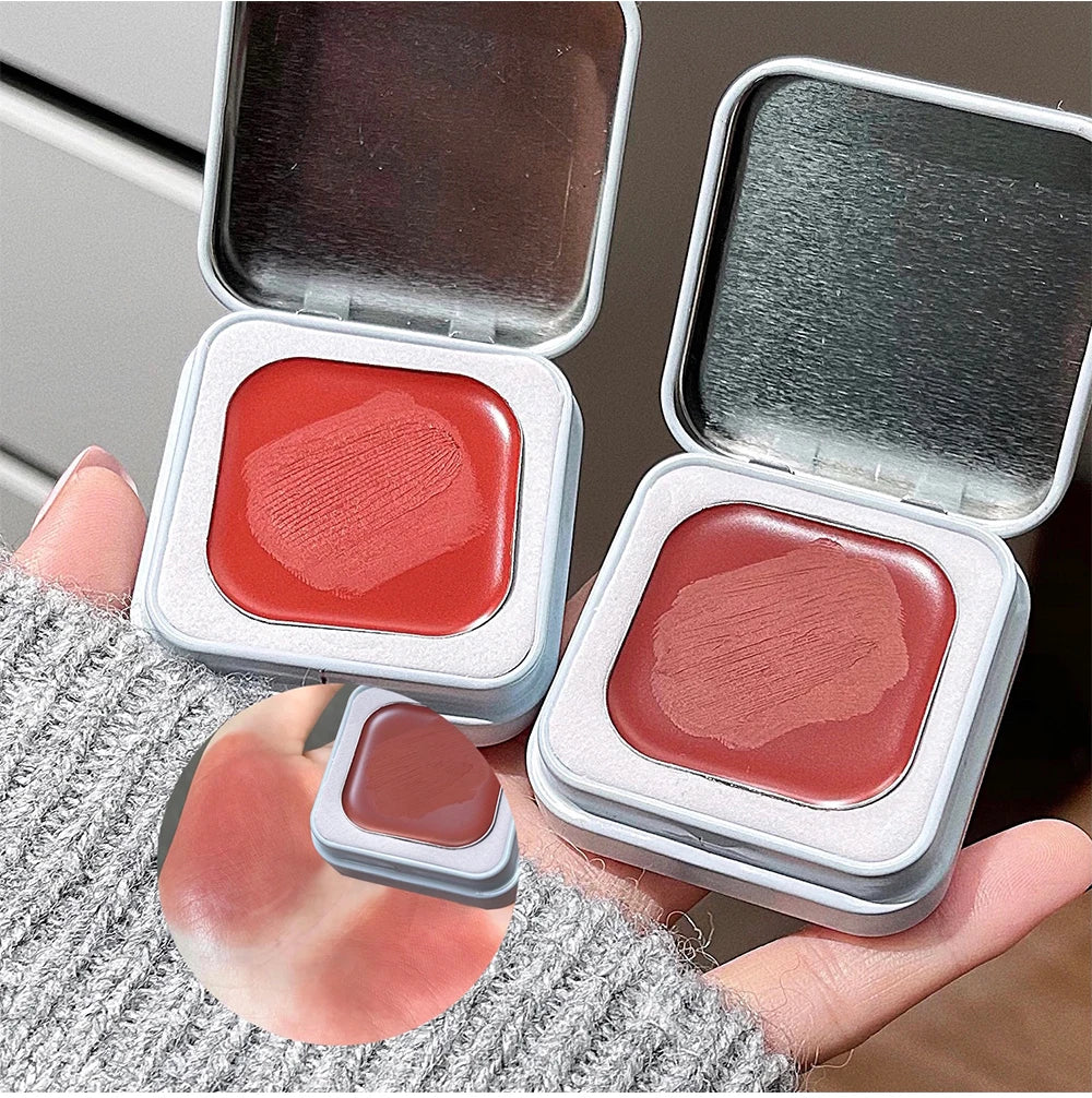 Matte Cream Cheek Blusher Palette for Natural Glow - 13
