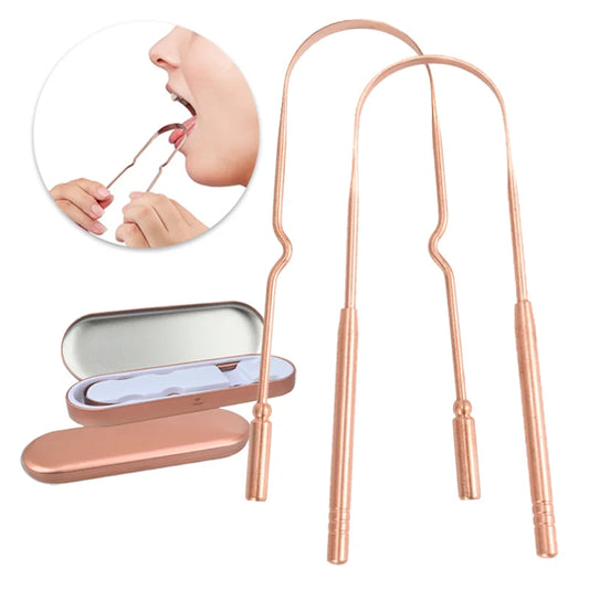 Pure Copper Tongue Scraper for Fresh Breath