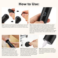 Electric Foot Callus Remover for Smooth & Soft Heels
