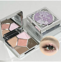 5-Color Shimmer and Matte Eyeshadow Palette
