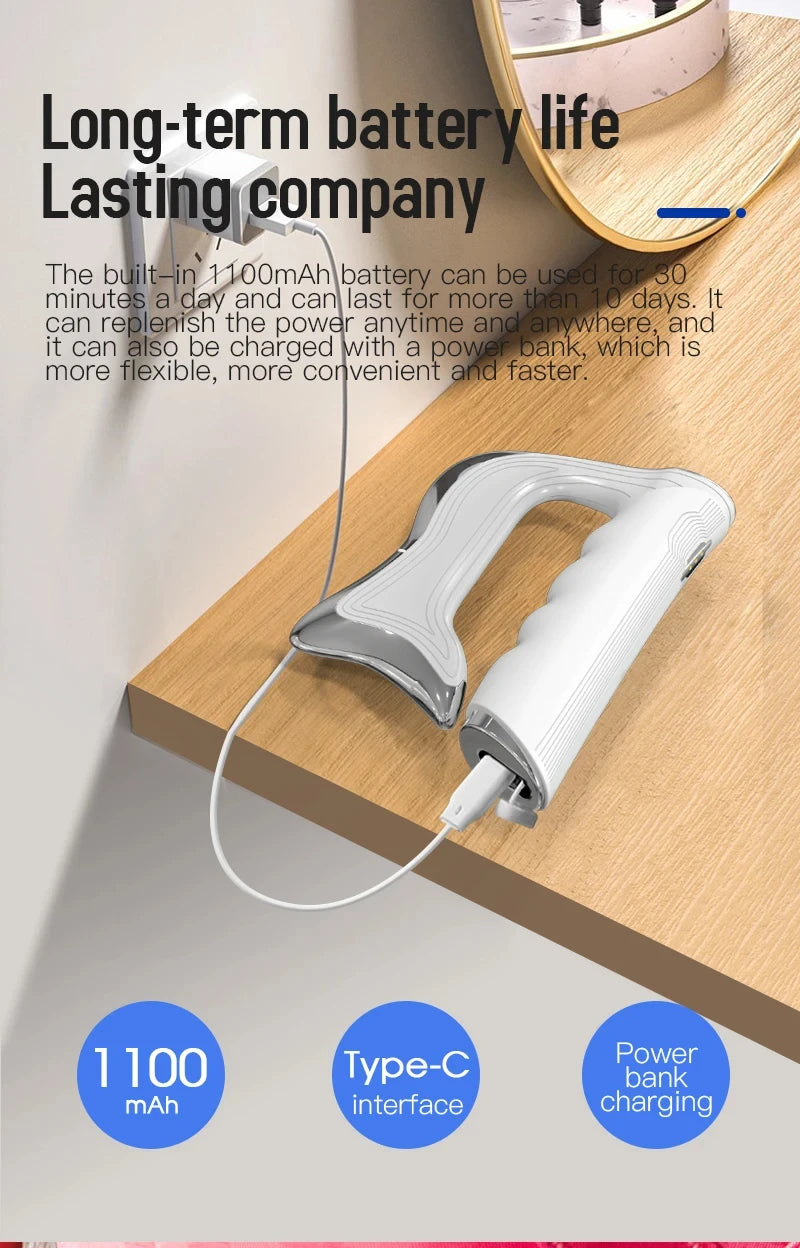 Electric Microcurrent Fascia Massage Tool for Muscle Relief - 13