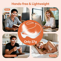 Rejuvenating Red Light Eye Massager for Dark Circles and Puffiness