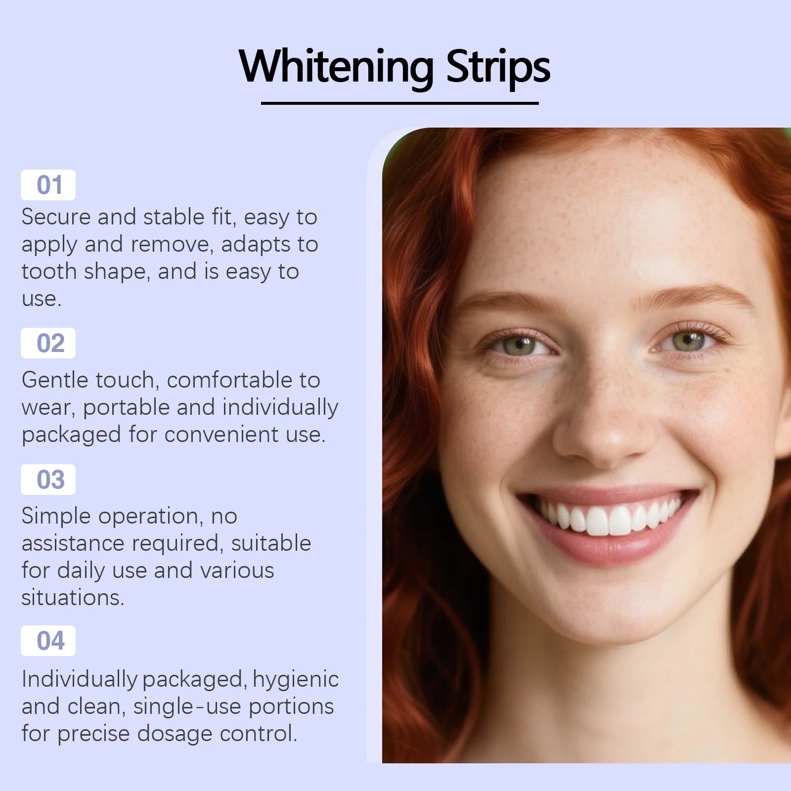 Purple Teeth Whitening Strips for Radiant Smile - 9