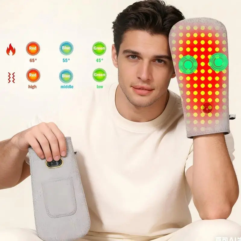 Red Light Therapy Heated Hand Massager - 2