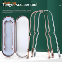 Professional Metal Tongue Scraper for Fresh Breath