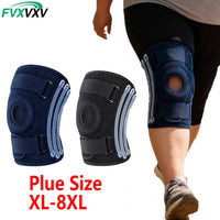 Adjustable Plus Size Knee Brace for Joint Pain Relief