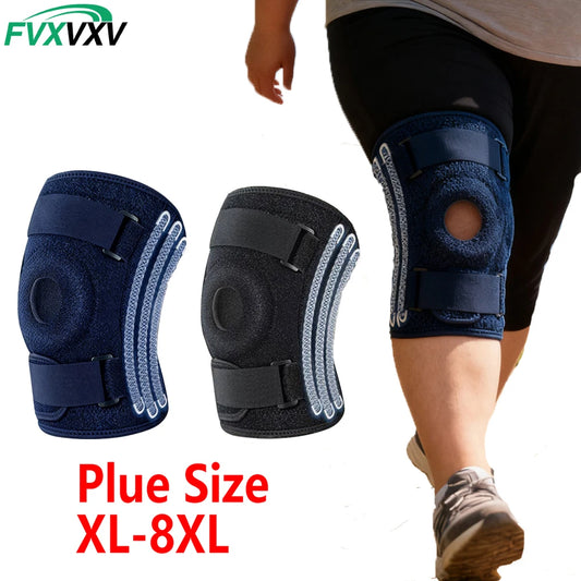 Adjustable Plus Size Knee Brace for Joint Pain Relief