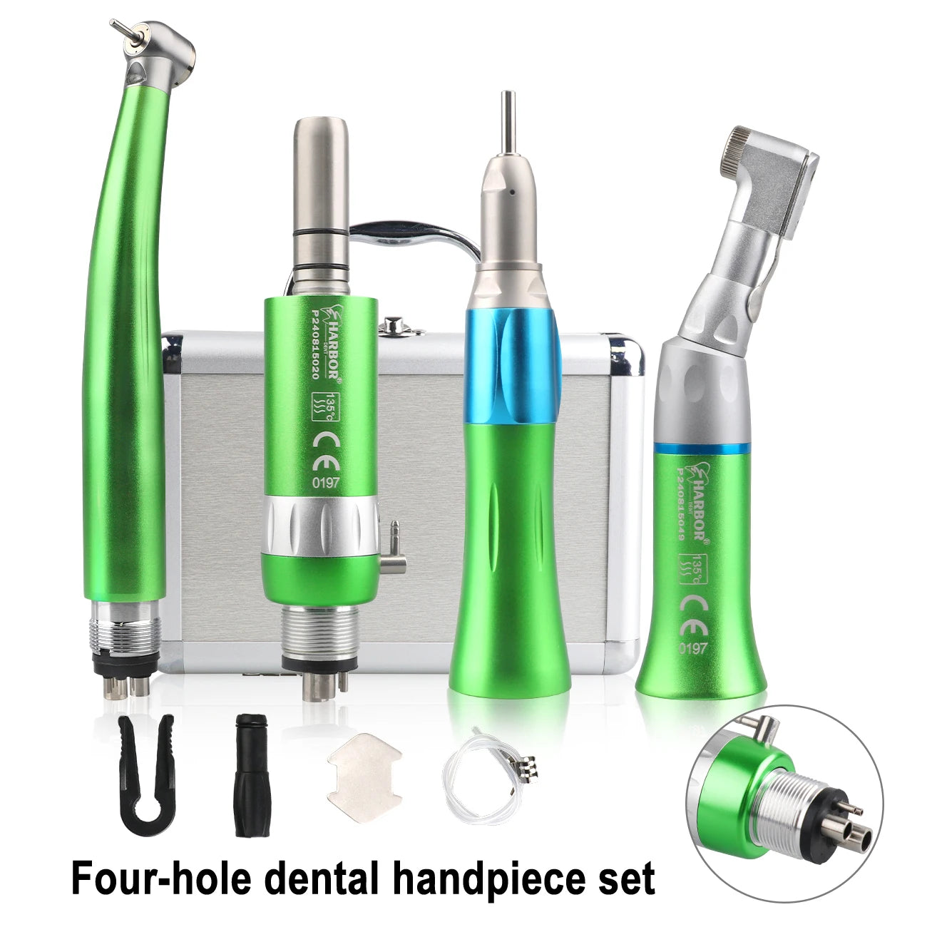 4-Piece Professional Dental Handpiece Kit - 23