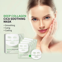 Collagen CICA Soothing Facial Mask for Deep Hydration