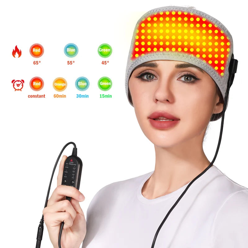 Red Light Therapy Headband for Tension and Relaxation - 2