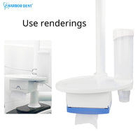 Dental Chair Mountable Organizer Tray and Tissue Holder