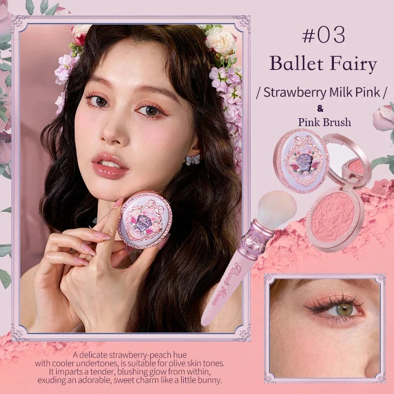 Long-Lasting Lightweight Powder Blush for Radiant Skin - 49