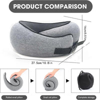 Ergonomic Memory Foam Travel Neck Pillow