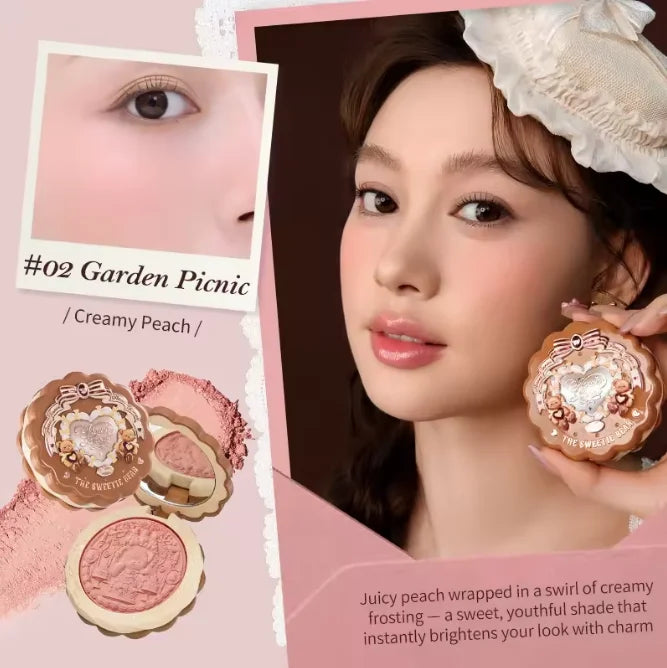 Embossed Bunny Garden Matte Face Blusher - 31