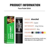 Waterproof Face Paint and Lip Balm Kit for Game Day
