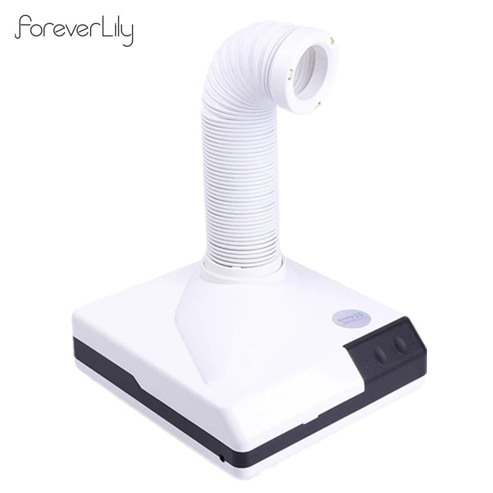 Professional 2-in-1 Nail Dust Collector with LED Lighting - 11