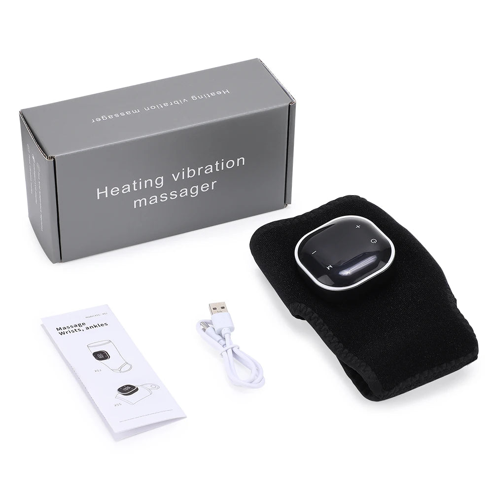 Wireless Heated Ankle Massage Brace for Joint Pain Relief - 35