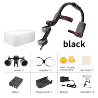 Binocular Magnifying Headlight with Dual LED for Precision Tasks