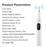 Ultrasonic Dental Scaler for Professional Teeth Cleaning at Home