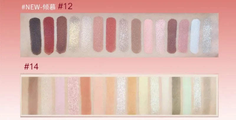 16-Color Versatile Eyeshadow Palette for Daily & Glam Looks - 28