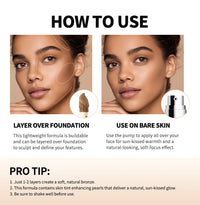 Multi-Use Bronzing and Shaping Serum for Radiant Skin