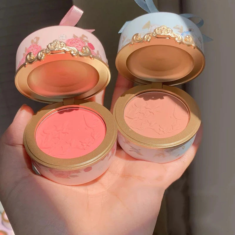 Embossed Floral Matte Blush Palette - 4