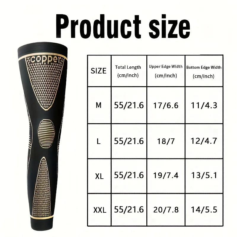 Compression Knee Support Sleeve for Sports and Pain Relief - 2